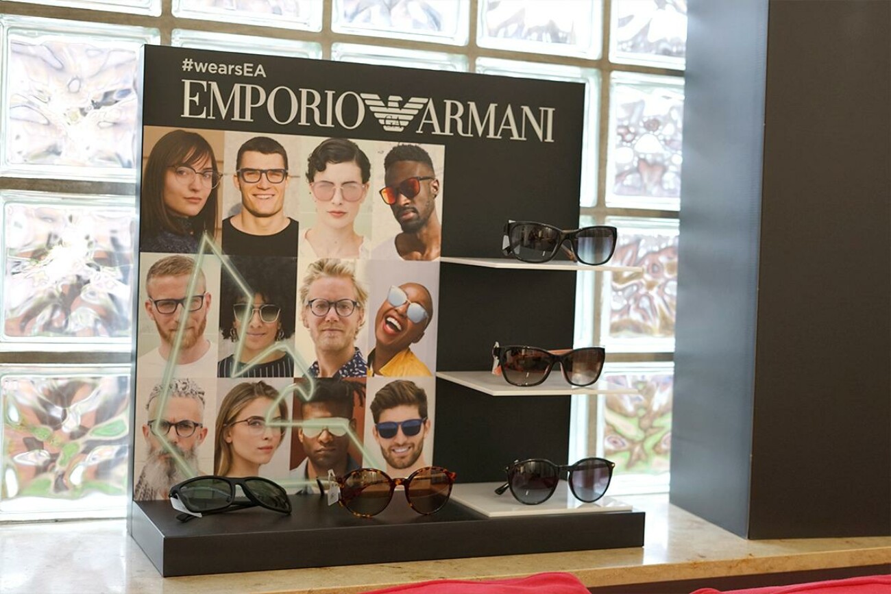 Eindruck der Sonnenbrillen von Emporio Armani