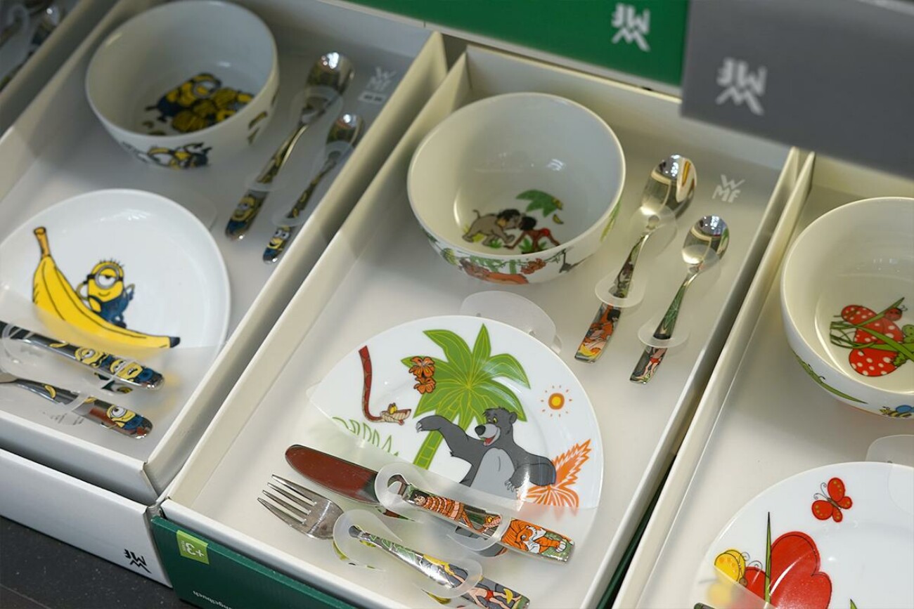 Auswahl an Kindergeschirr von Wmf